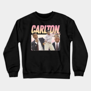 Carlton Banks - 90s Style Fan Design Crewneck Sweatshirt